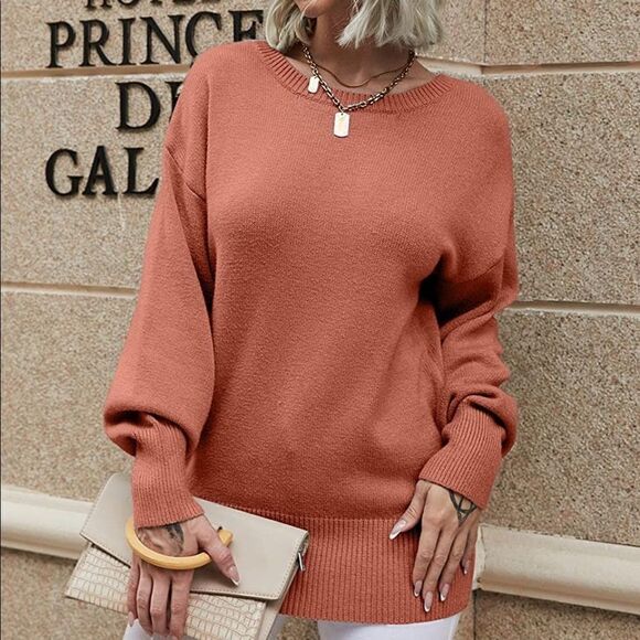 New Sexy Backless Chunky Knit Sweater - Picture 8 of 11